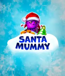  Познакомьтесь с уникальный слот "Santa Mummy" от Belatra, где мумия в костюме Санты добавляет веселья в праздники. На изображении изображена мумия, одетая в костюм Санты, окруженная синими морозными узорами. Она приносит новогоднее веселье и радость. Название игры "Santa Mummy" выделено крупными белыми буквами на голубом облаке.